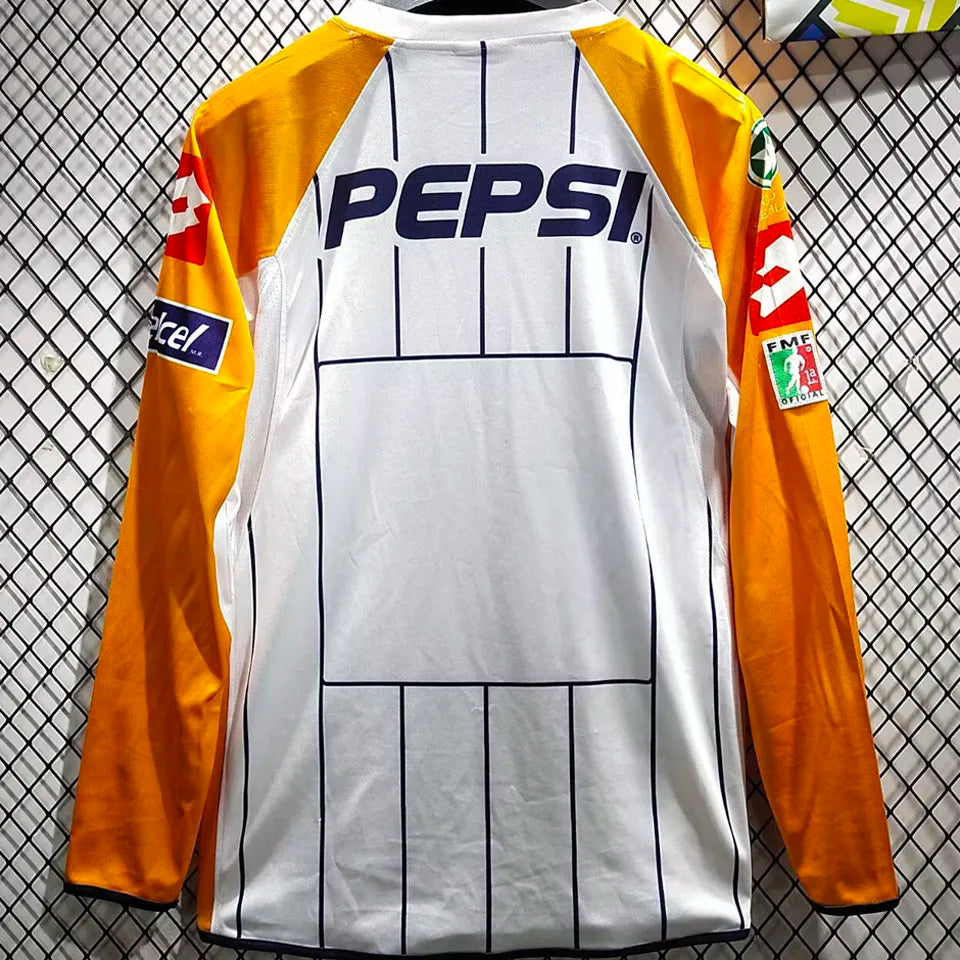 Pumas Home 2004 Long Sleeve Home Retro Jersey