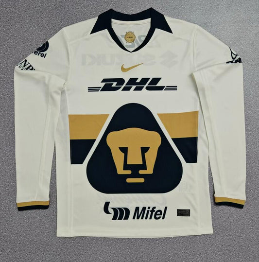 25/26 Pumas Long Sleeve Home Kit Stadium Version