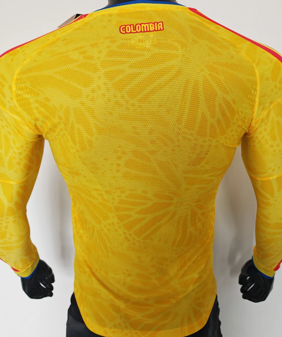 2026 Colombia Long Sleeve Home Kit Player Version