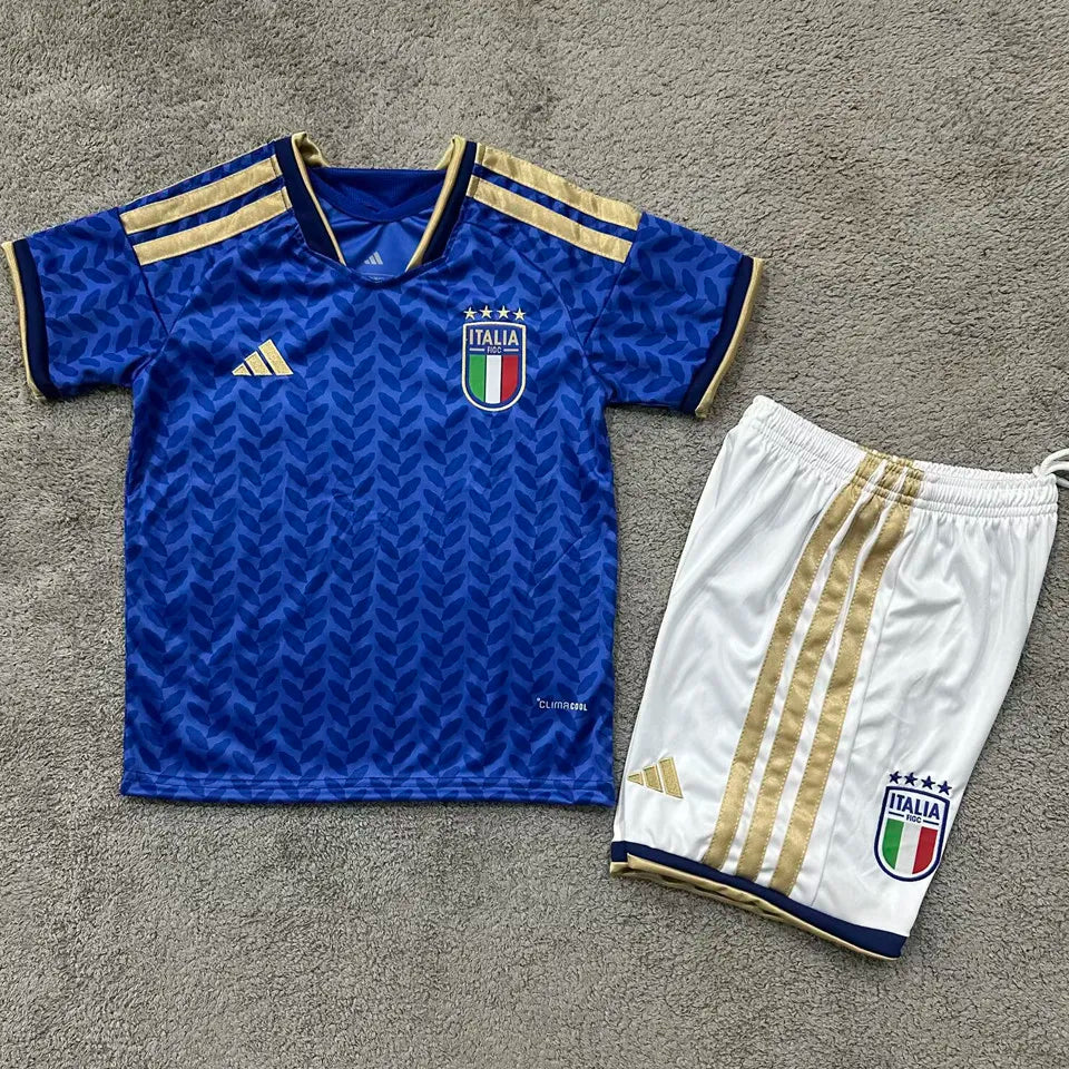 2026 Italy Kids Home Kit Stadium Version