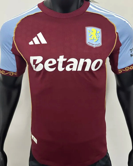 25/26 Aston Villa Home Kit Player Version
