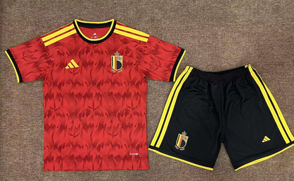 2026 Belgium Kids Home Kit Stadium Version