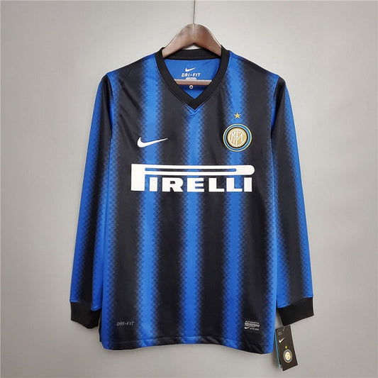 Inter Milan Home 10/11 Long Sleeve Retro Jersey
