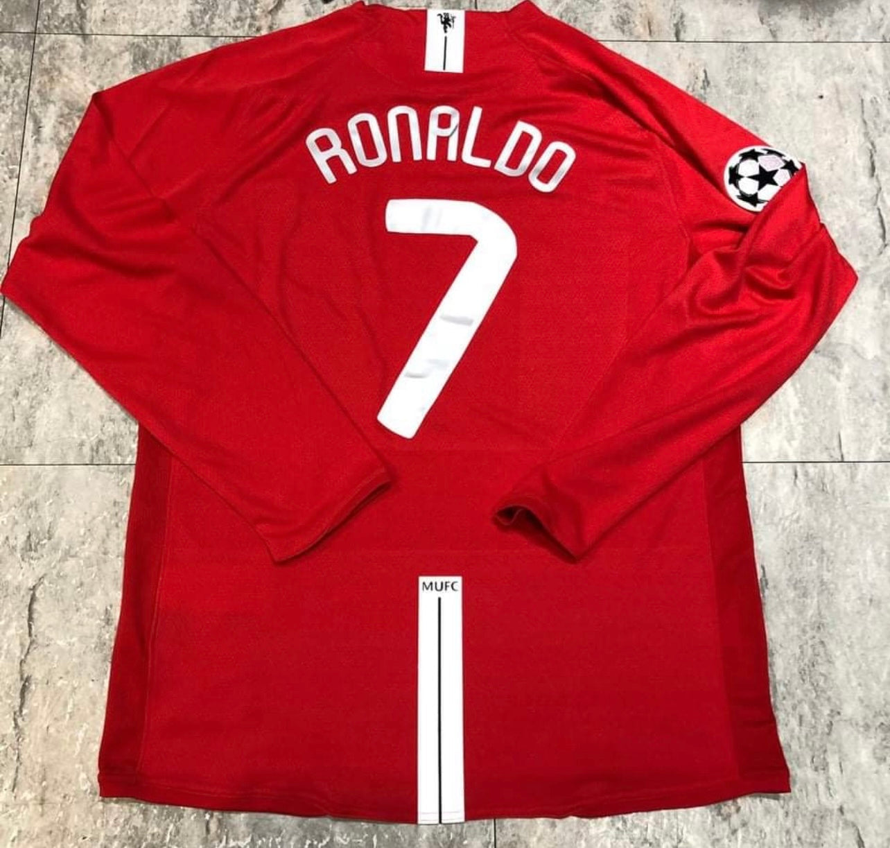 Man. Utd Home 07/08 Retro Long Sleeve Jersey